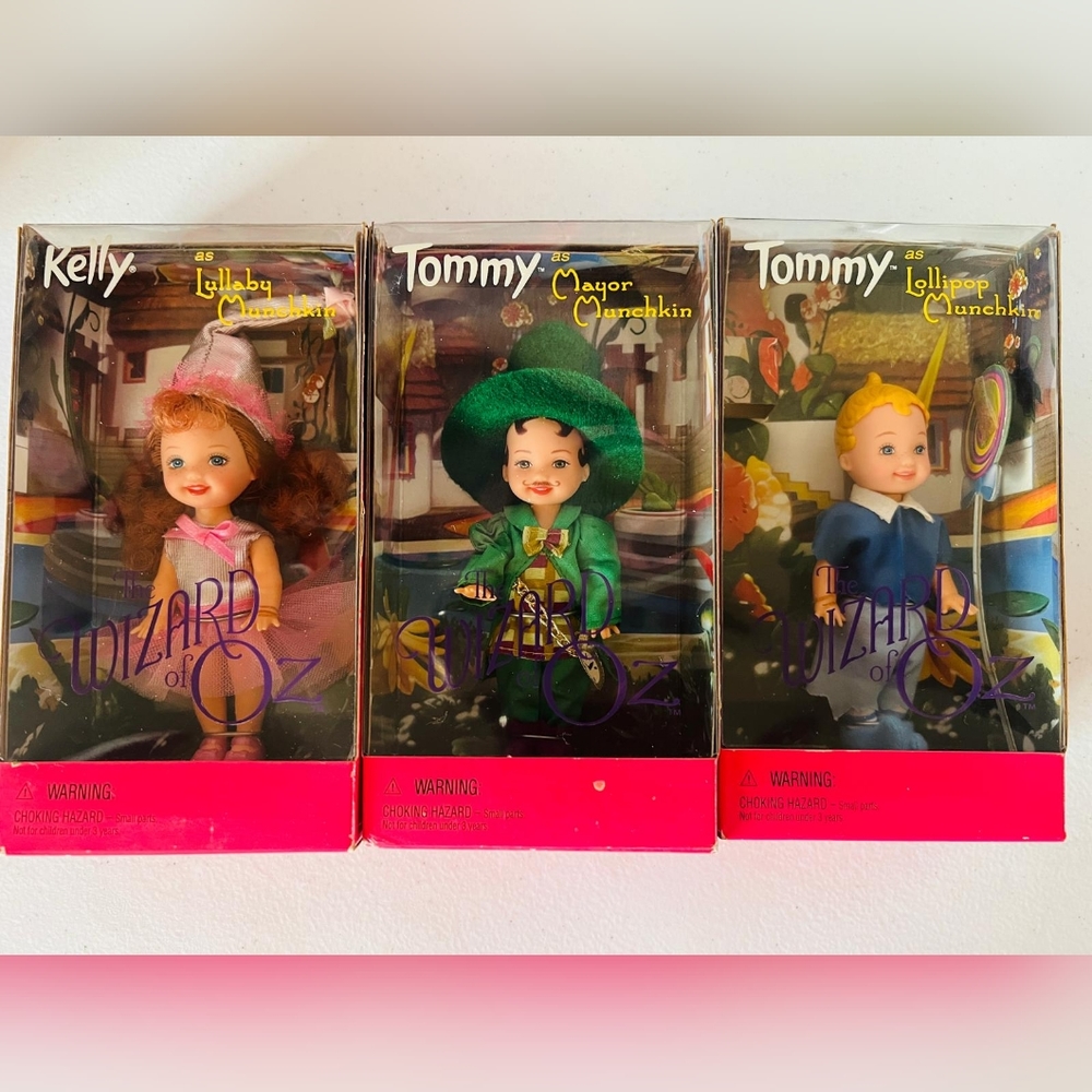 Vintage Kelly Doll Lot Kelly Tommy Wizard Of Oz Series